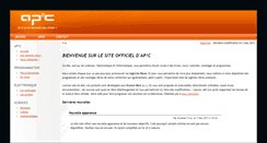 Desktop Screenshot of ap2c.org